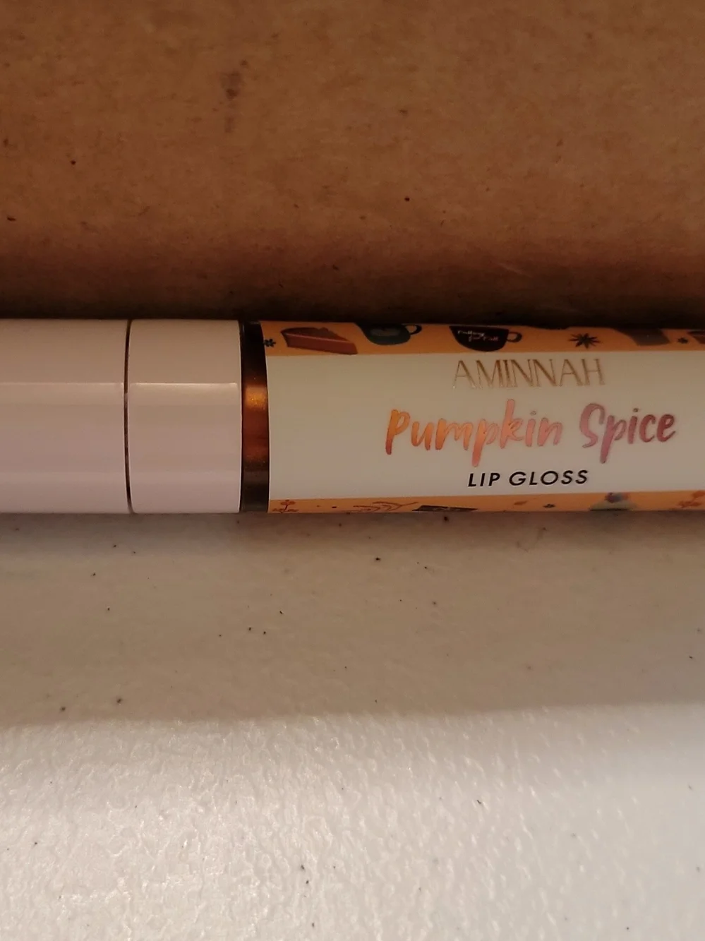 Pumpkin Spice Lip Gloss.